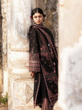 Black Hussain Rehar Barmala Pret'26 Lawn Embroidered 3-Piece Suit-Noushyy