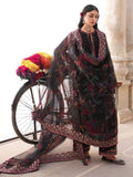 Black Hussain Rehar Barmala Pret'26 Lawn Embroidered 3-Piece Suit-Noushyy