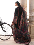 Black Hussain Rehar Barmala Pret'26 Lawn Embroidered 3-Piece Suit-Noushyy