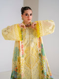 Yellow Binilyas Amour Luxury Lawn'26 Embroidered Unstitched 3-Piece Suit-187-B
