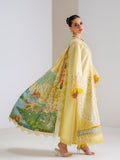 Yellow Binilyas Amour Luxury Lawn'26 Embroidered Unstitched 3-Piece Suit-187-B