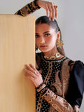 Black Binilyas Amour Luxury Lawn'26 Embroidered Unstitched 3-Piece Suit-185-B