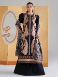 Black Binilyas Amour Luxury Lawn'26 Embroidered Unstitched 3-Piece Suit-185-B