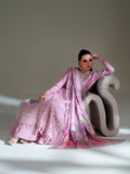 Pink Binilyas Amour Luxury Lawn'26 Embroidered Unstitched 3-Piece Suit-181-B