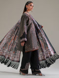 Black Binilyas Amour Luxury Lawn'26 Embroidered Unstitched 3-Piece Suit-182-A