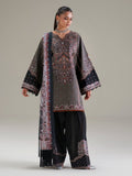 Black Binilyas Amour Luxury Lawn'26 Embroidered Unstitched 3-Piece Suit-182-A