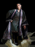 Black Binilyas Amour Luxury Lawn'26 Embroidered Unstitched 3-Piece Suit-182-A