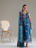 Blue-Binilyas Amour Luxury Lawn'26 Embroidered Unstitched 3-Piece Suit-184-A