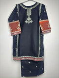 Black Bin Shaukat Pima Lawn Embroidered Stitched 2-Piece Suit