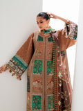 Brown Binilyas Amour Luxury Lawn'26 Embroidered Unstitched 3-Piece Suit-186-B
