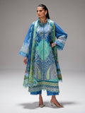 Blue Binilyas Amour Luxury Lawn'26 Embroidered Unstitched 3-Piece Suit-187-A