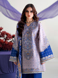 Blue Lilac Binilyas Amour Luxury Lawn'26 Embroidered Unstitched 3-Piece Suit-182-B