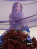 Blue Lilac Binilyas Amour Luxury Lawn'26 Embroidered Unstitched 3-Piece Suit-182-B