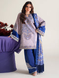 Blue Lilac Binilyas Amour Luxury Lawn'26 Embroidered Unstitched 3-Piece Suit-182-B