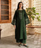 Silai Libas Linen Embroidered Stitched 2-Piece Suit-Green Lite