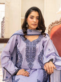 Lilac-Noori Lawn Embroidered Stitched 3-Piece Suit-LSL26102