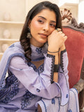 Lilac-Noori Lawn Embroidered Stitched 3-Piece Suit-LSL26102