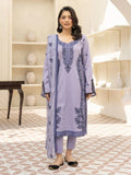 Lilac-Noori Lawn Embroidered Stitched 3-Piece Suit-LSL26102