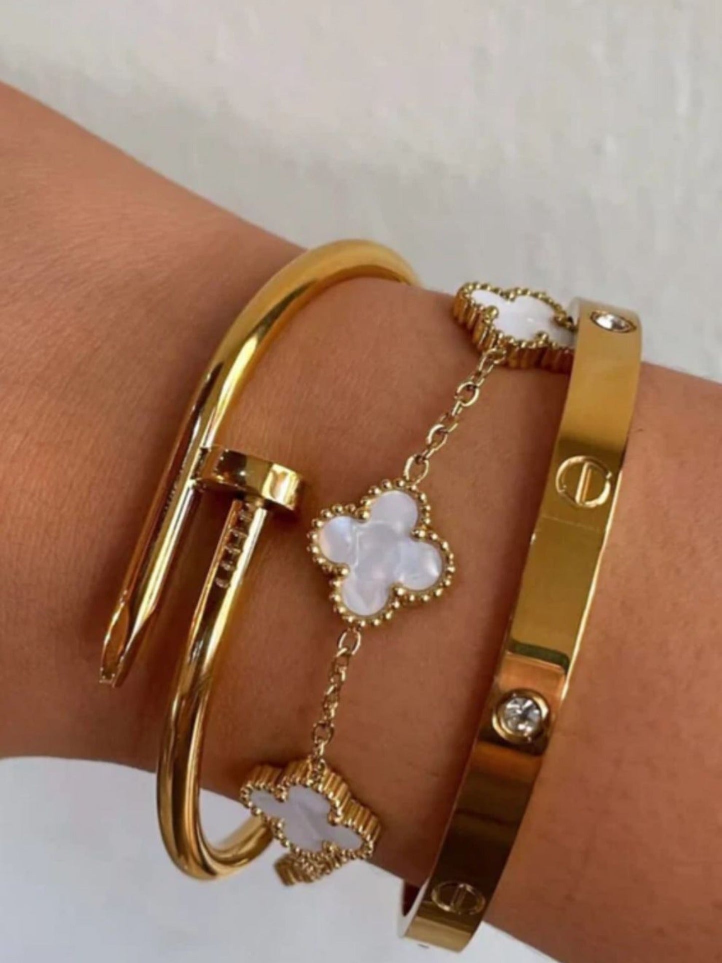 Golden Famus By Mahay Bracelet Pack of 3