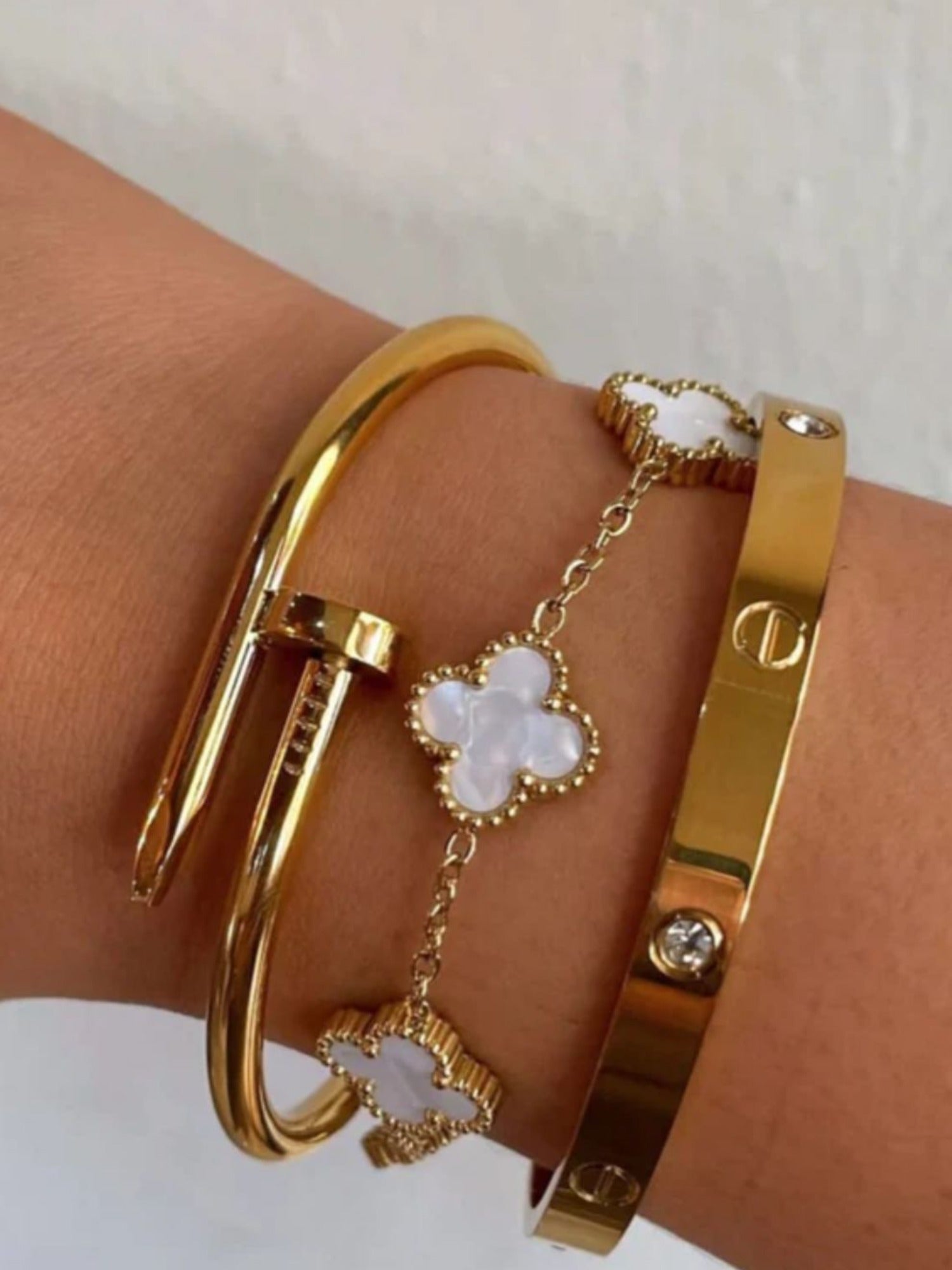 Golden Famus By Mahay Bracelet Pack of 3
