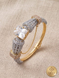 Orya Jewellery White Zircon Bangle