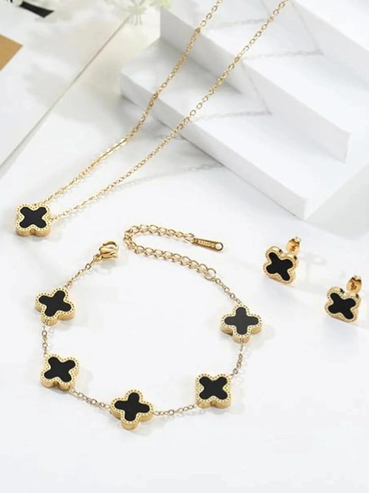 Famus by Mahay Clover Jewellery Set