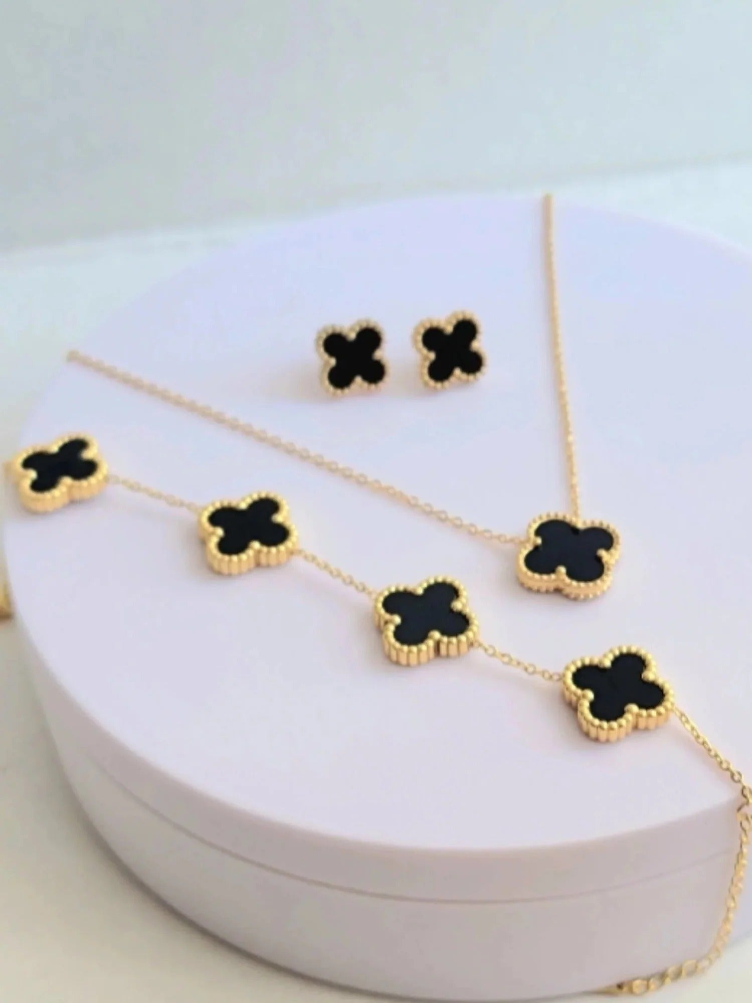 Famus by Mahay Clover Jewellery Set