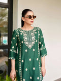Green-Zeephire Lawn Embroidered Stitched 2-Piece Suit-Aiza Khan
