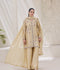 Ruby's Couture Noor-e-Zar Sheesha Silk Embroidered Stitched 3-Piece Suit-Maha Gul