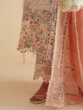 Pink Binilyas Mashriq luxury Lawn Embroidered Stitched 3-Piece Suit-D-111-B