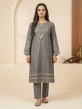 Grey-Bin Shaukat Lawn Brosha Printed Stitched 2-Piece Suit