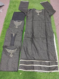 Black-Bin Shaukat Lawn Brosha Printed Stitched 2-Piece Suit