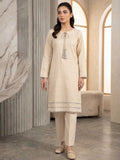 Cream-Bin Shaukat Lawn Brosha Printed Stitched 2-Piece Suit