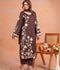 Zeephire Linen Embroidered Stitched 3-Piece Suit-Malhoon M