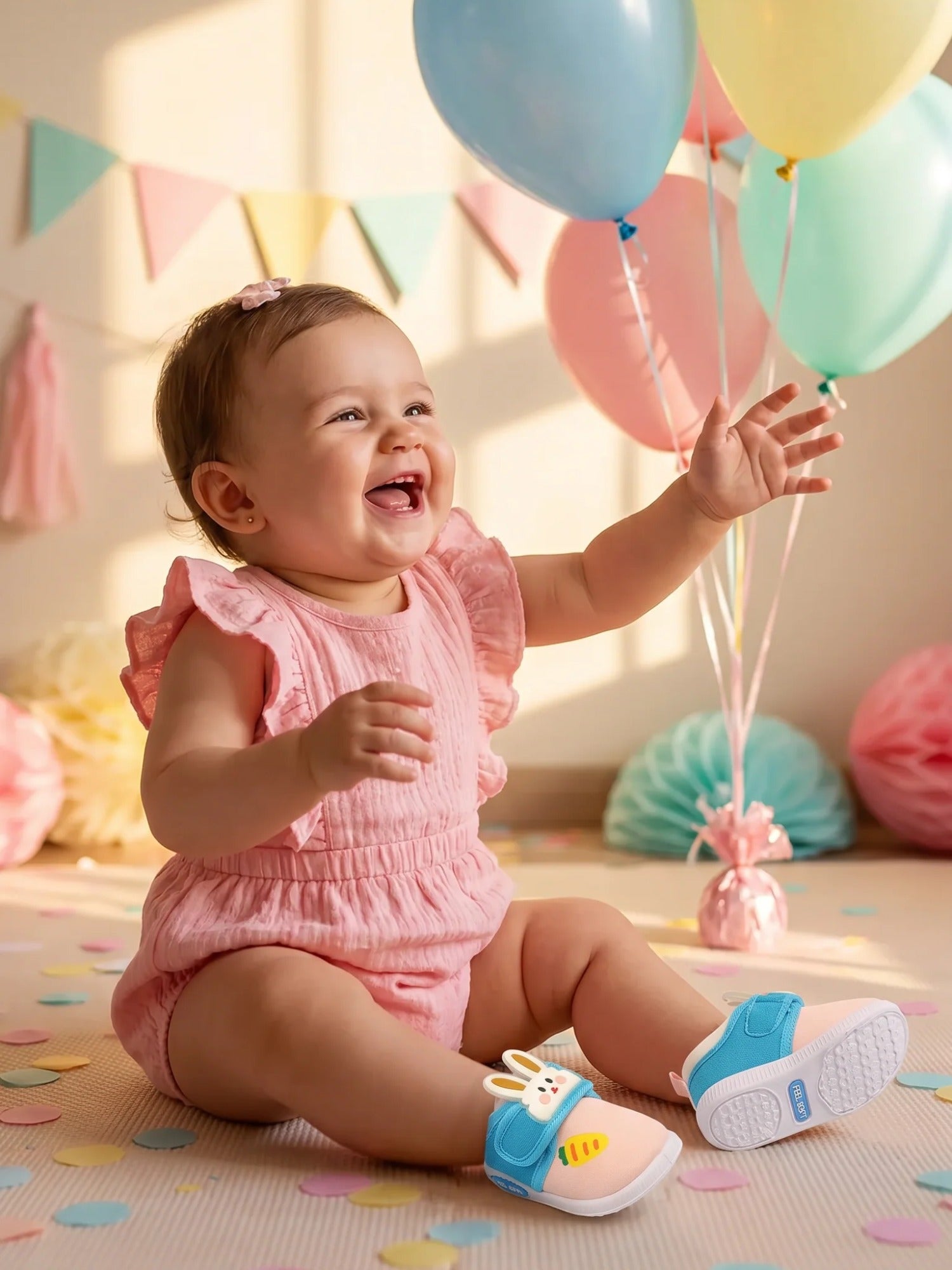 Pink White and blue-Mum n Bub Sneakers-ZO-BUNY-285