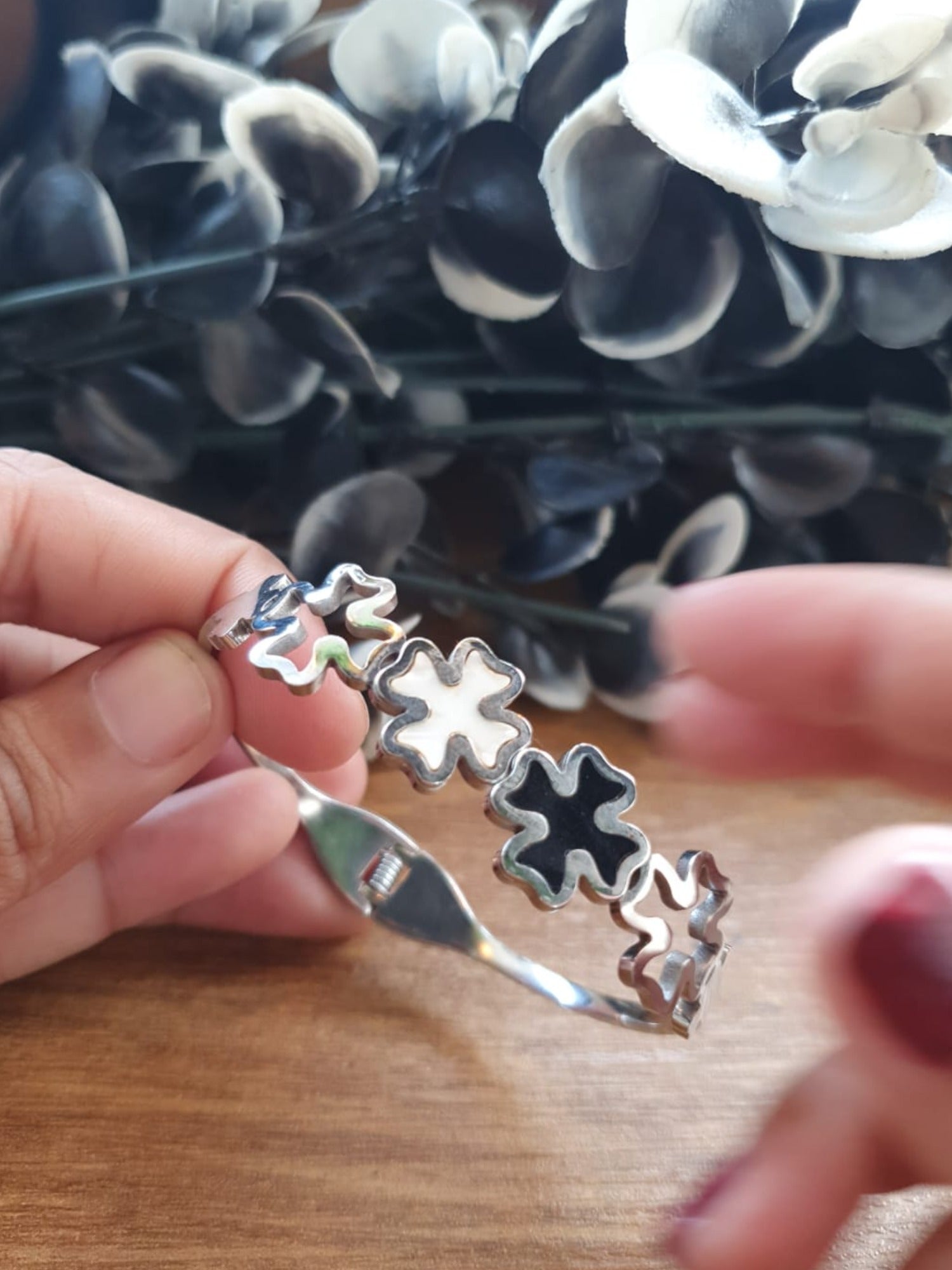 Silver Rameen's Collection Bangle