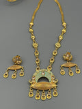 Golden-H&A Jewellery Indian Madrasi handmade Mala set 