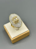 Golden and Silver-H&A Jewellery Adjustable Ring