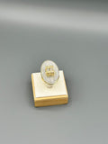 Golden and Silver-H&A Jewellery Adjustable Ring