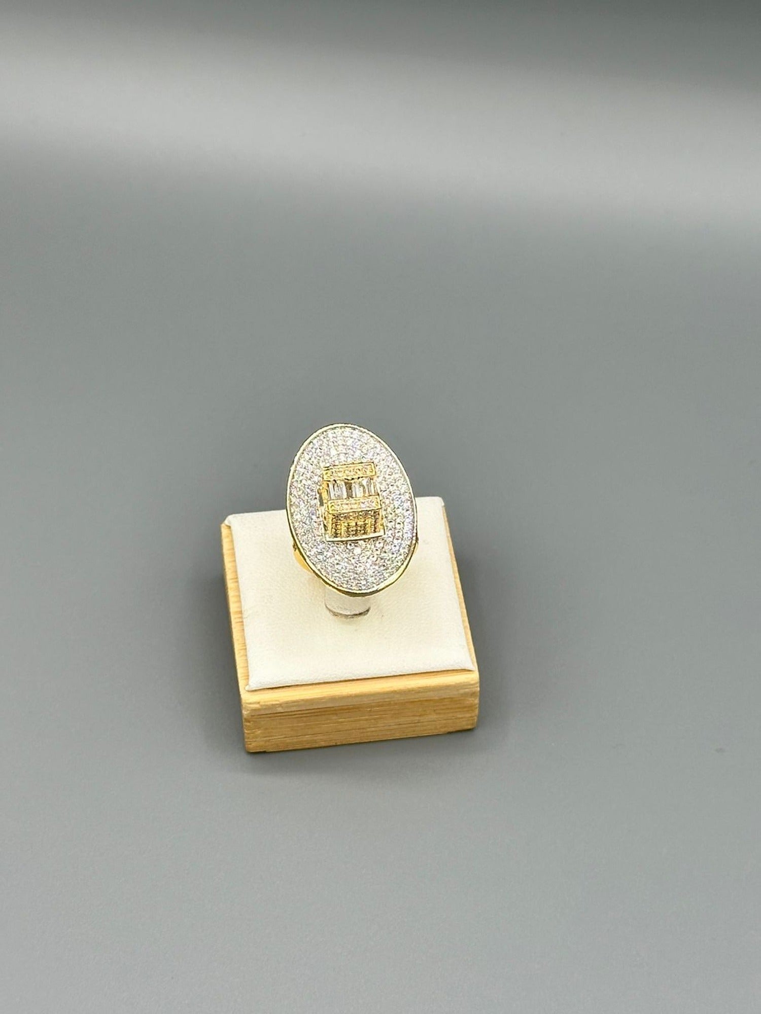 Golden and Silver-H&A Jewellery Adjustable Ring