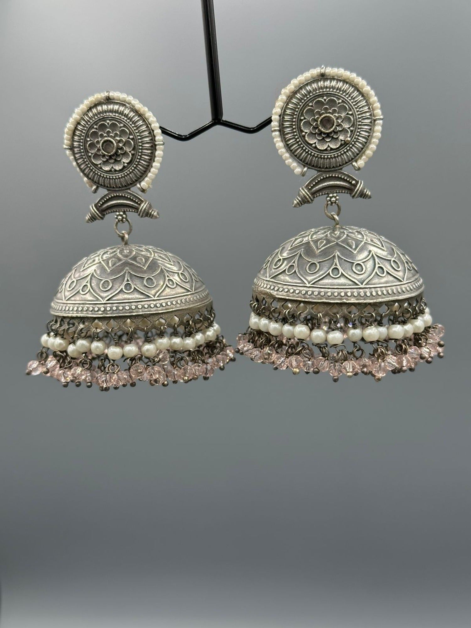 Champagne-H&A Jewellery Oxidized Earrings