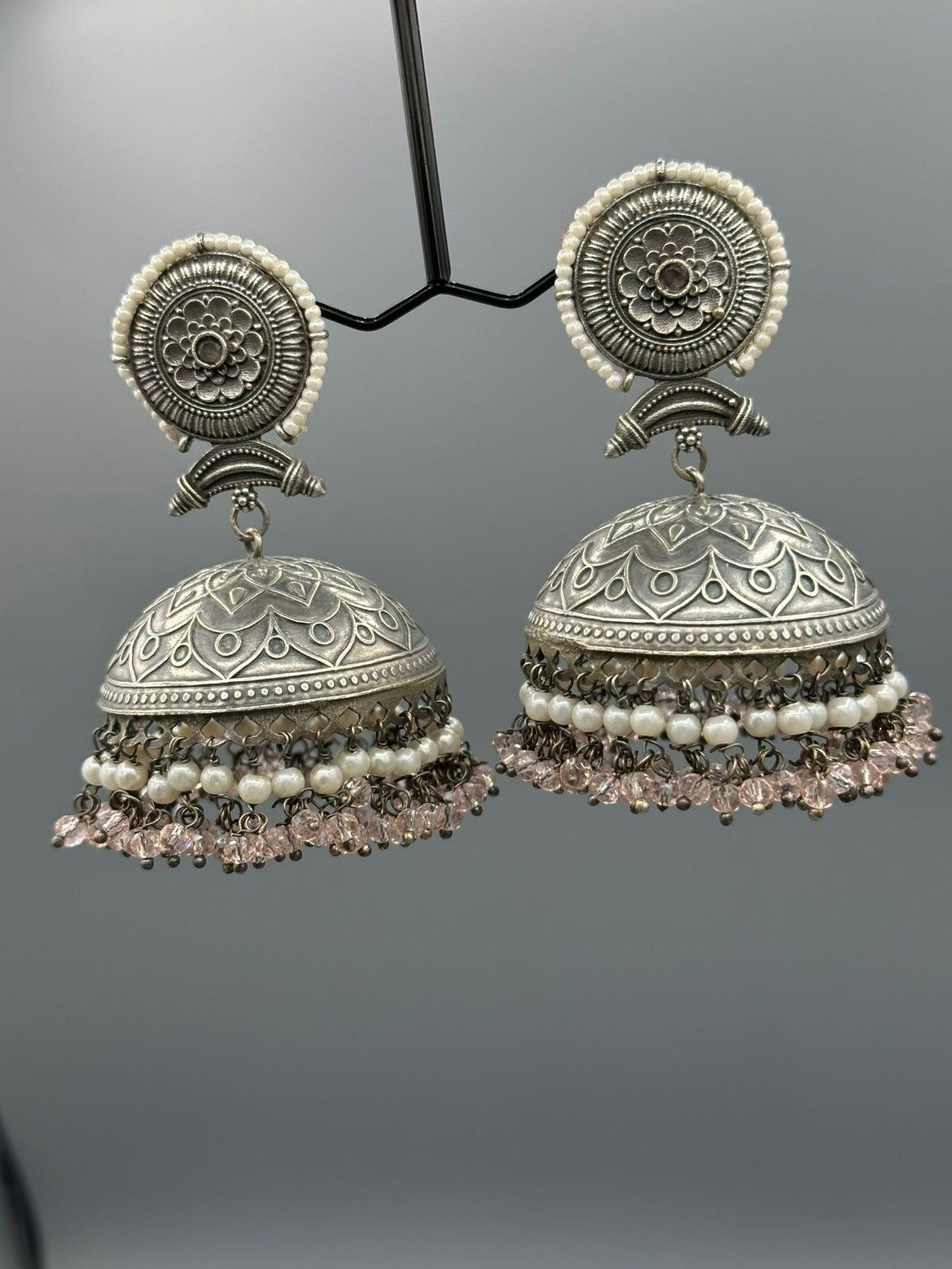 Champagne-H&A Jewellery Oxidized Earrings