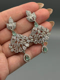 Silver and Blue-H&A Jewellery Earrings