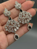 Silver and Blue-H&A Jewellery Earrings