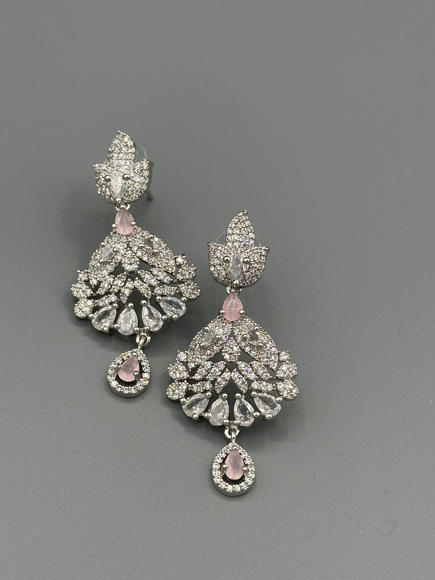Silver and Blue-H&A Jewellery Earrings