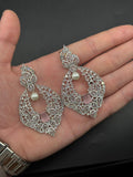 Silver and pink-H&A Jewellery Earrings