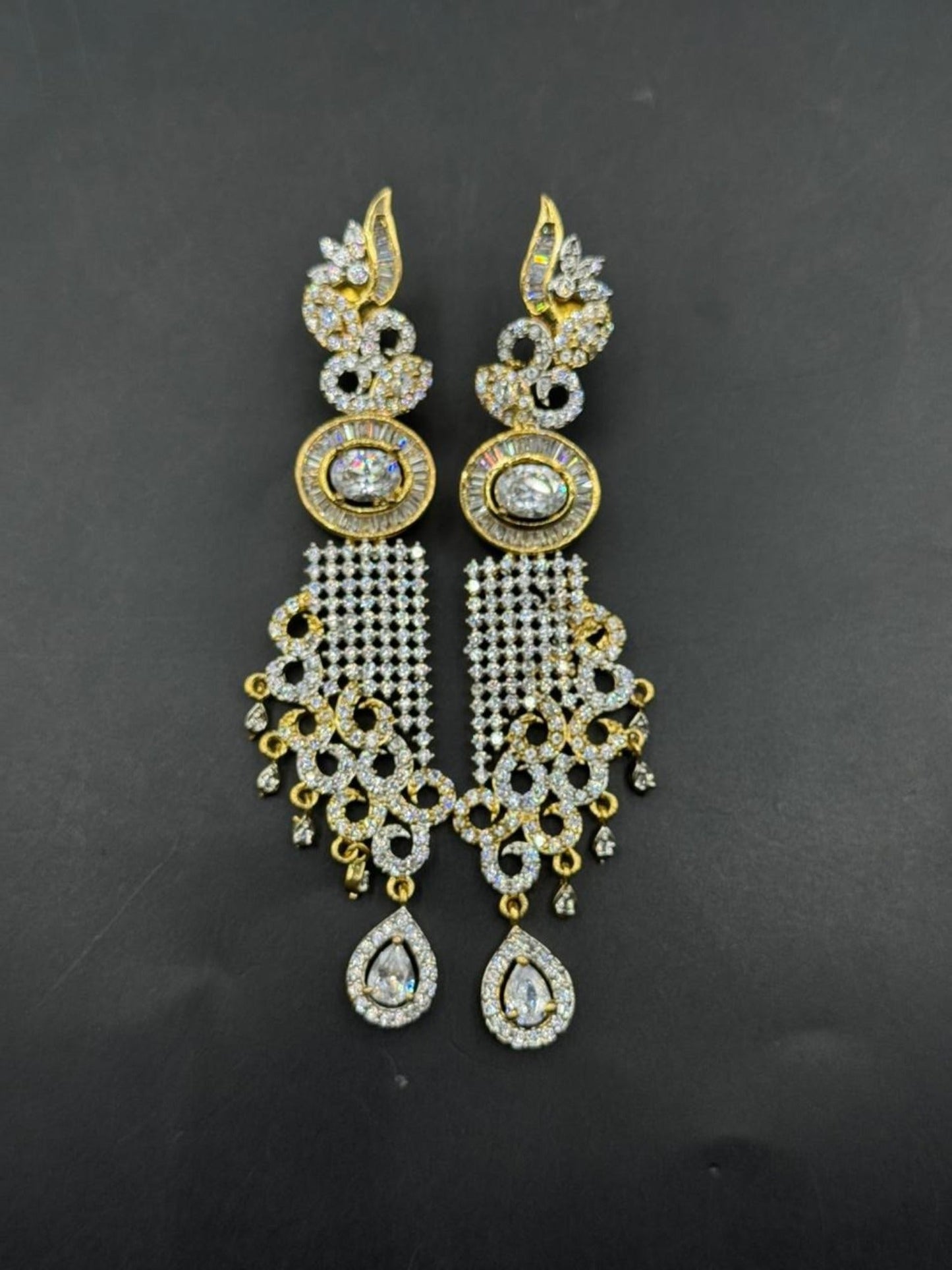Gold and Silver-H&A Jewellery Earrings