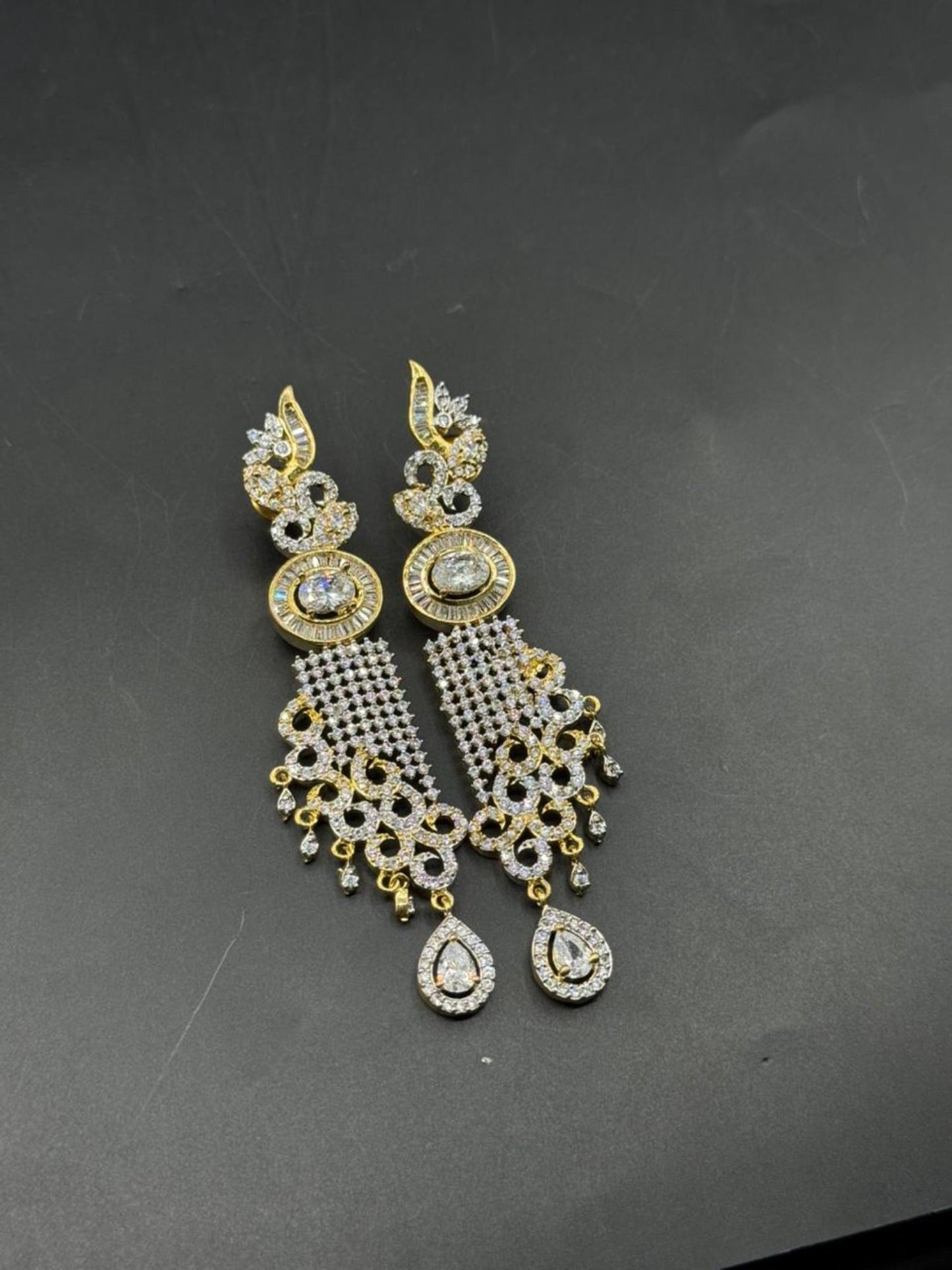 Gold and Silver-H&A Jewellery Earrings