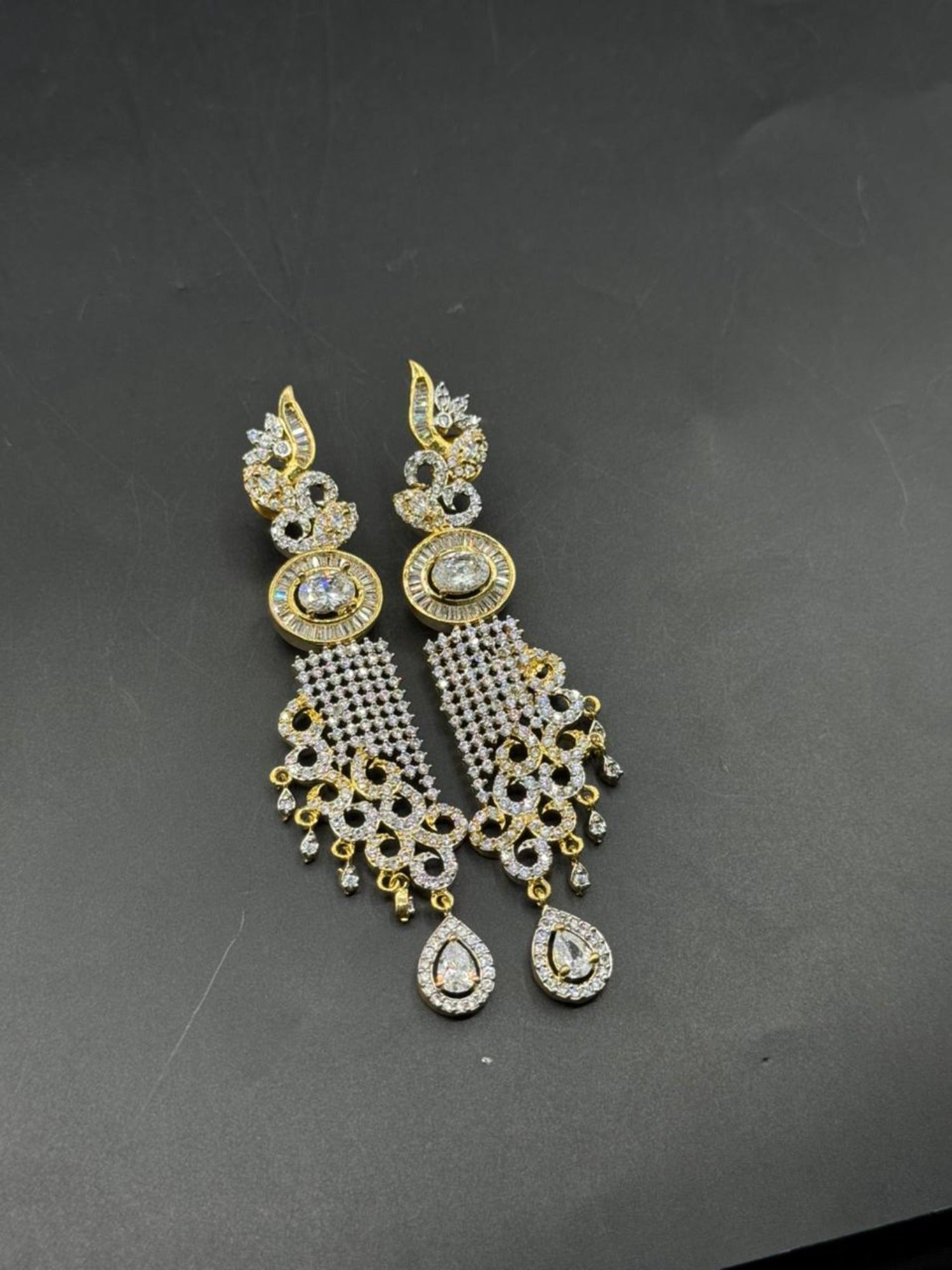 Gold and Silver-H&A Jewellery Earrings