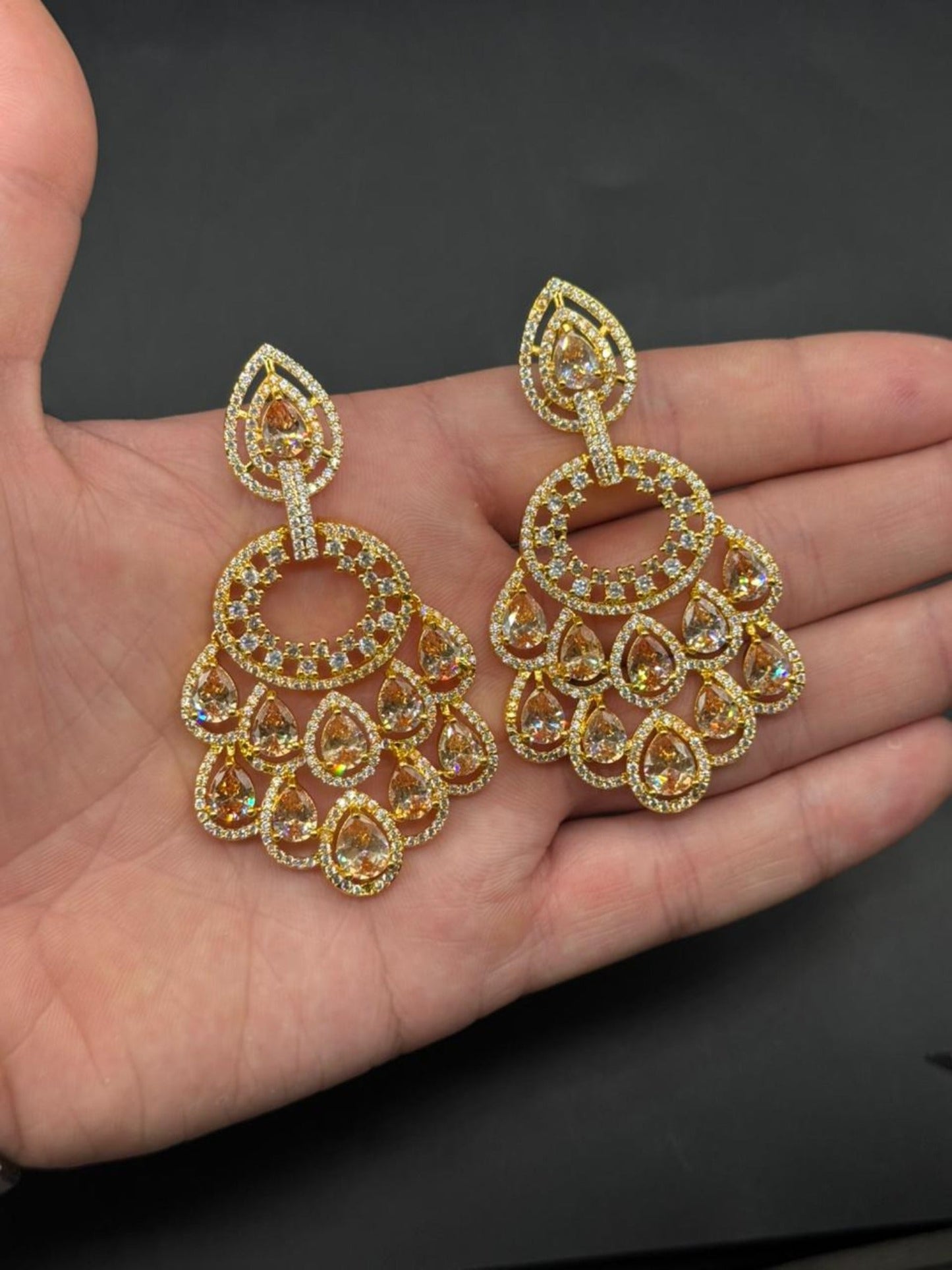 Golden-H&A Jewellery Earrings